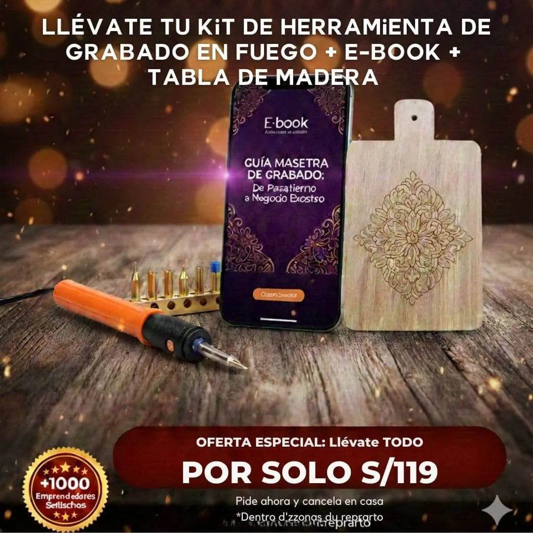 Herramienta de Grabado en Fuego con Regalo Especial