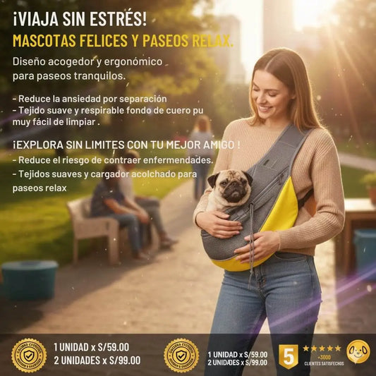 Bolso Cargador Mascotas