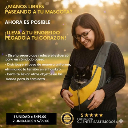 Bolso Cargador Mascotas