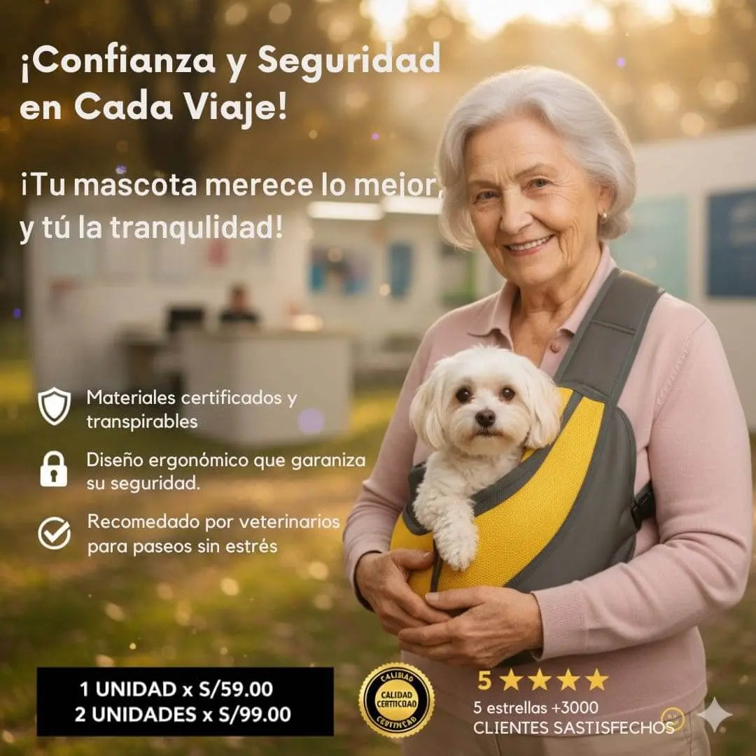 Bolso Cargador Mascotas