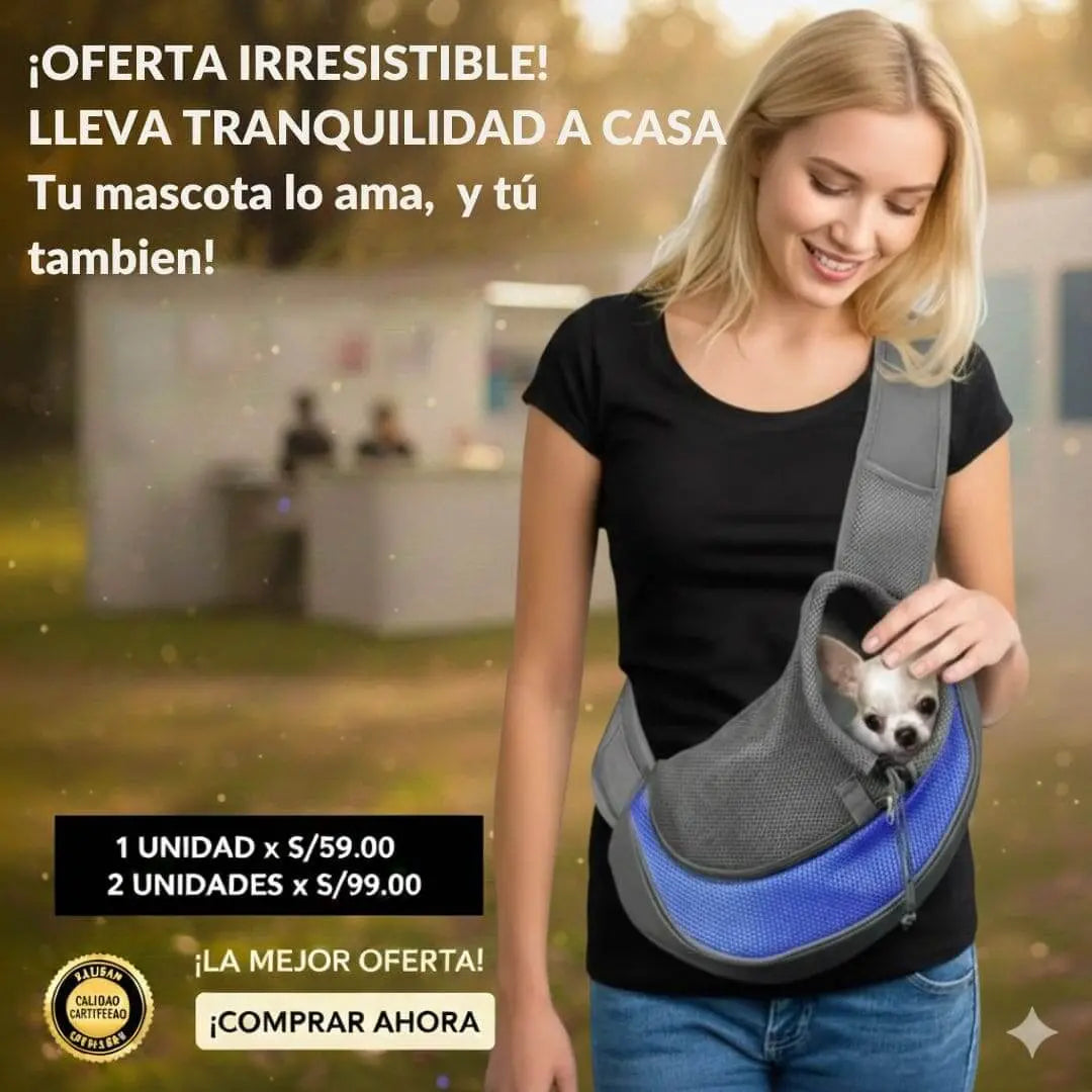 Bolso Cargador Mascotas