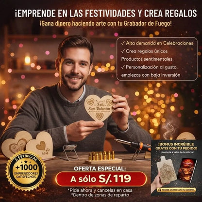 Herramienta de Grabado en Fuego con Regalo Especial