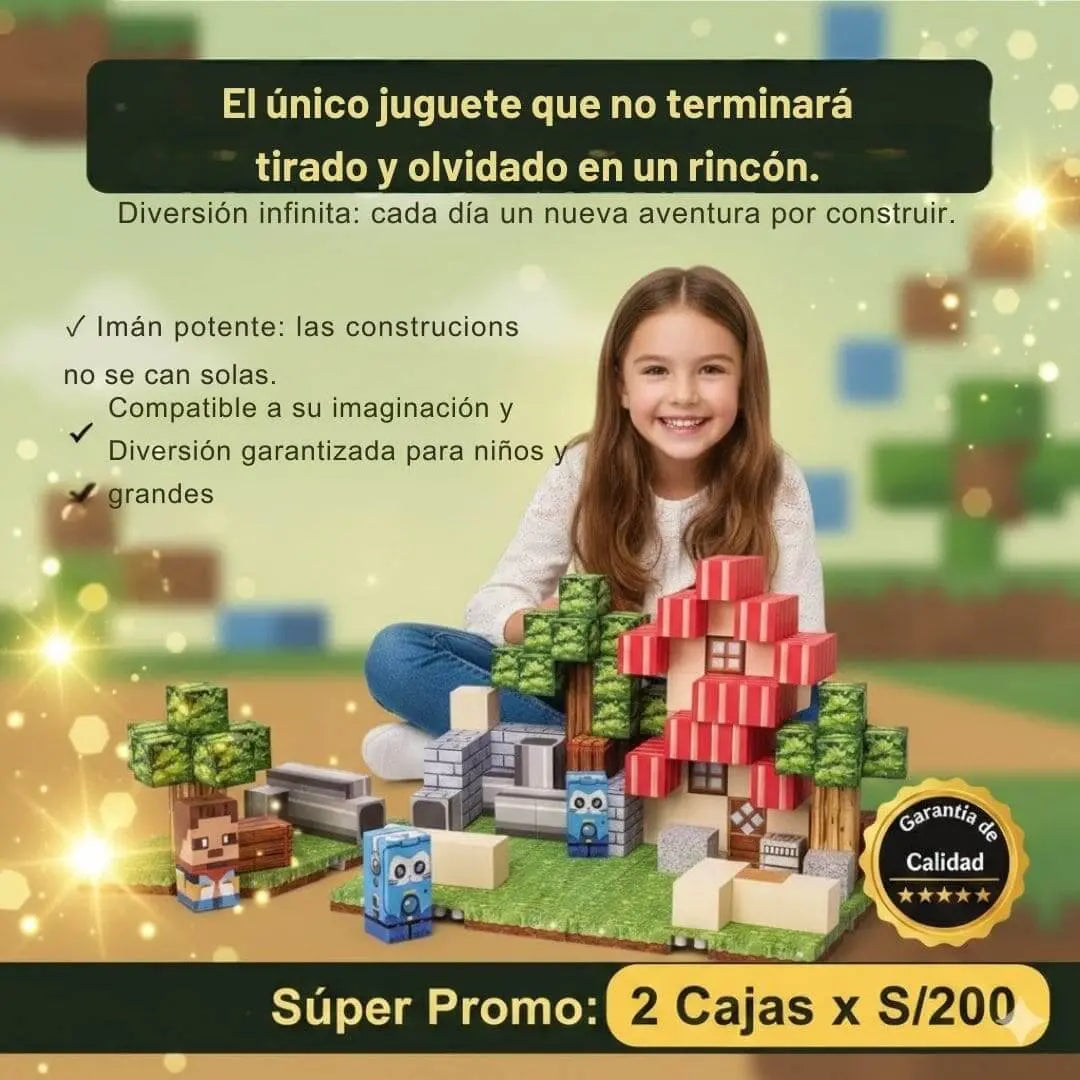 Cubo Màgnetico 150 piezas T/MInecraft
